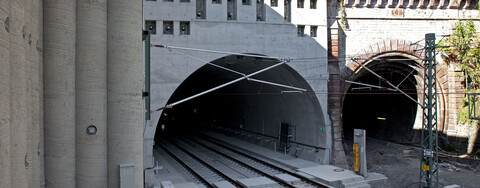 Der Pforzheimer Tunnel konnte termingerecht in Betrieb genommen werden. (Bildquelle: Köster-Gruppe)